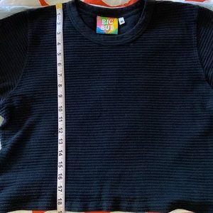 BIG BUD black knit top